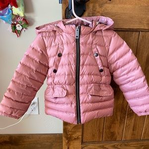 Kids Burberry puffer jacket